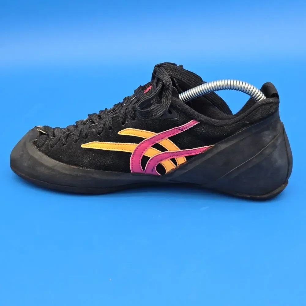 Five Ten Stealth C4 Climbing Shoes Mens US 9.5 Black Pink Orange Run Small
